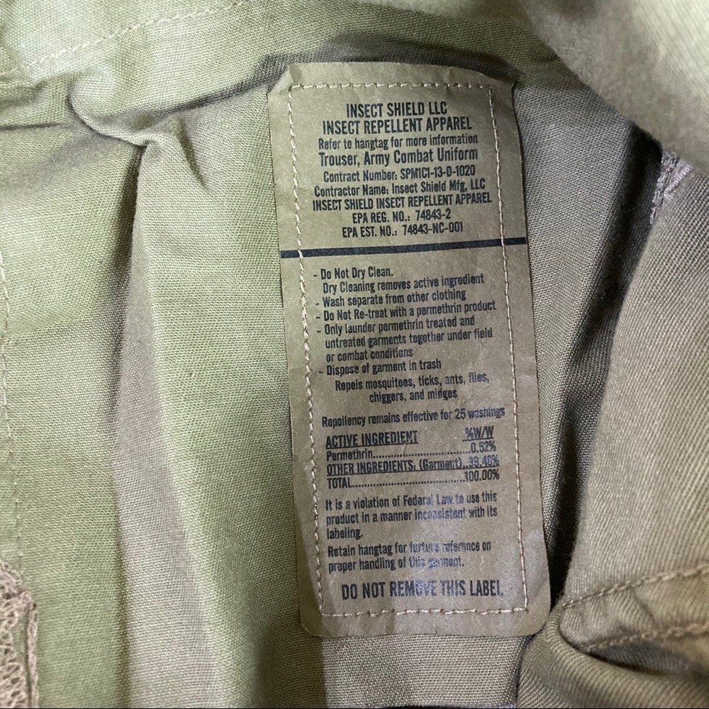 Military Issue Cargo Camo Pants View 5